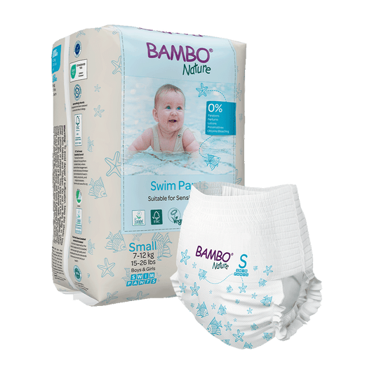 Bambo Nature pañales para el baño S (7-12kg)/12