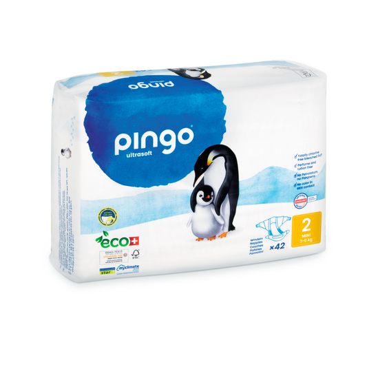 Pingo pañales ecológicos T2 (3-6 kg)/42uds