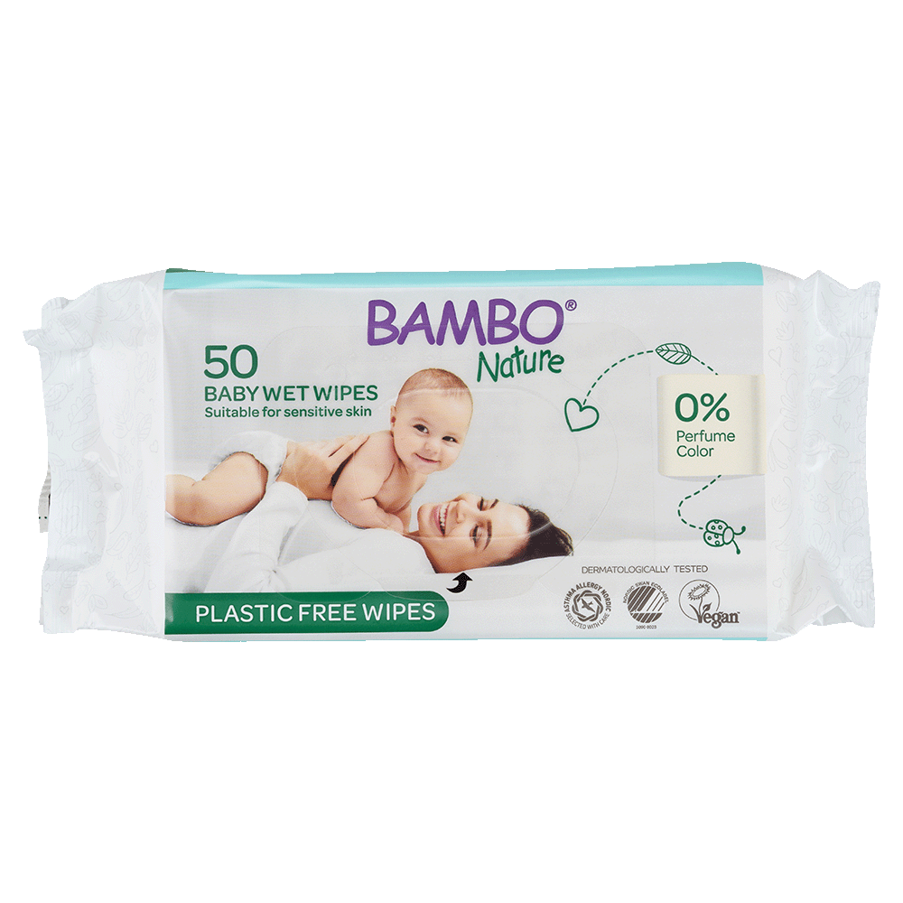 Bambo Nature toallitas Plastic Free/50