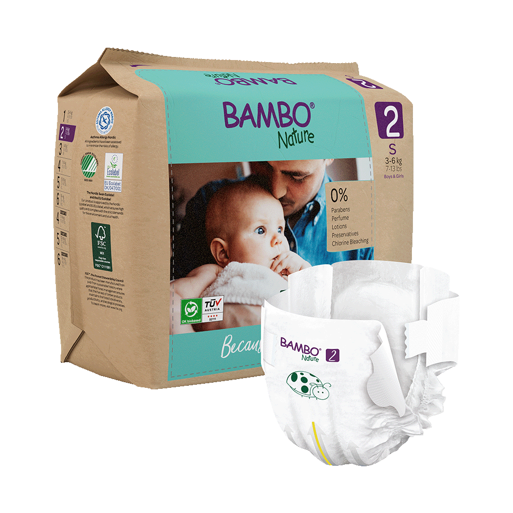 Bambo Nature pañales T2 (3-6kg)/30