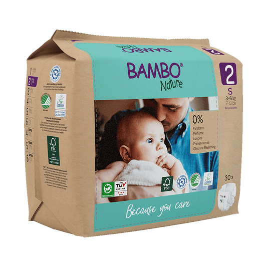 Bambo Nature pañales T2 (3-6kg)/30