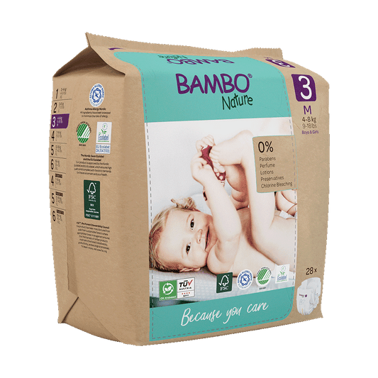 Bambo Nature pañales T3(4-8kg)/28