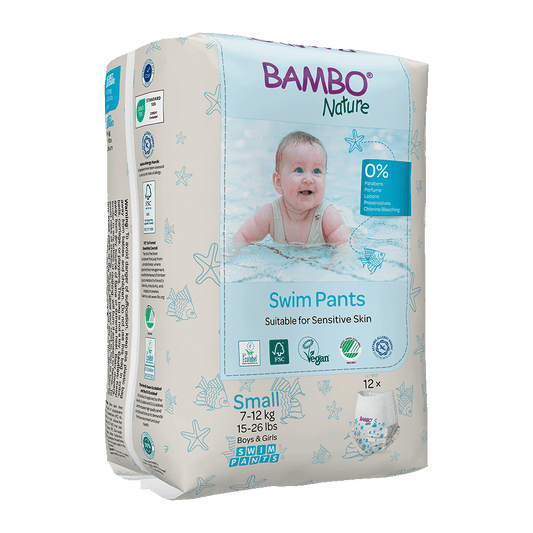 Bambo Nature pañales para el baño S (7-12kg)/12