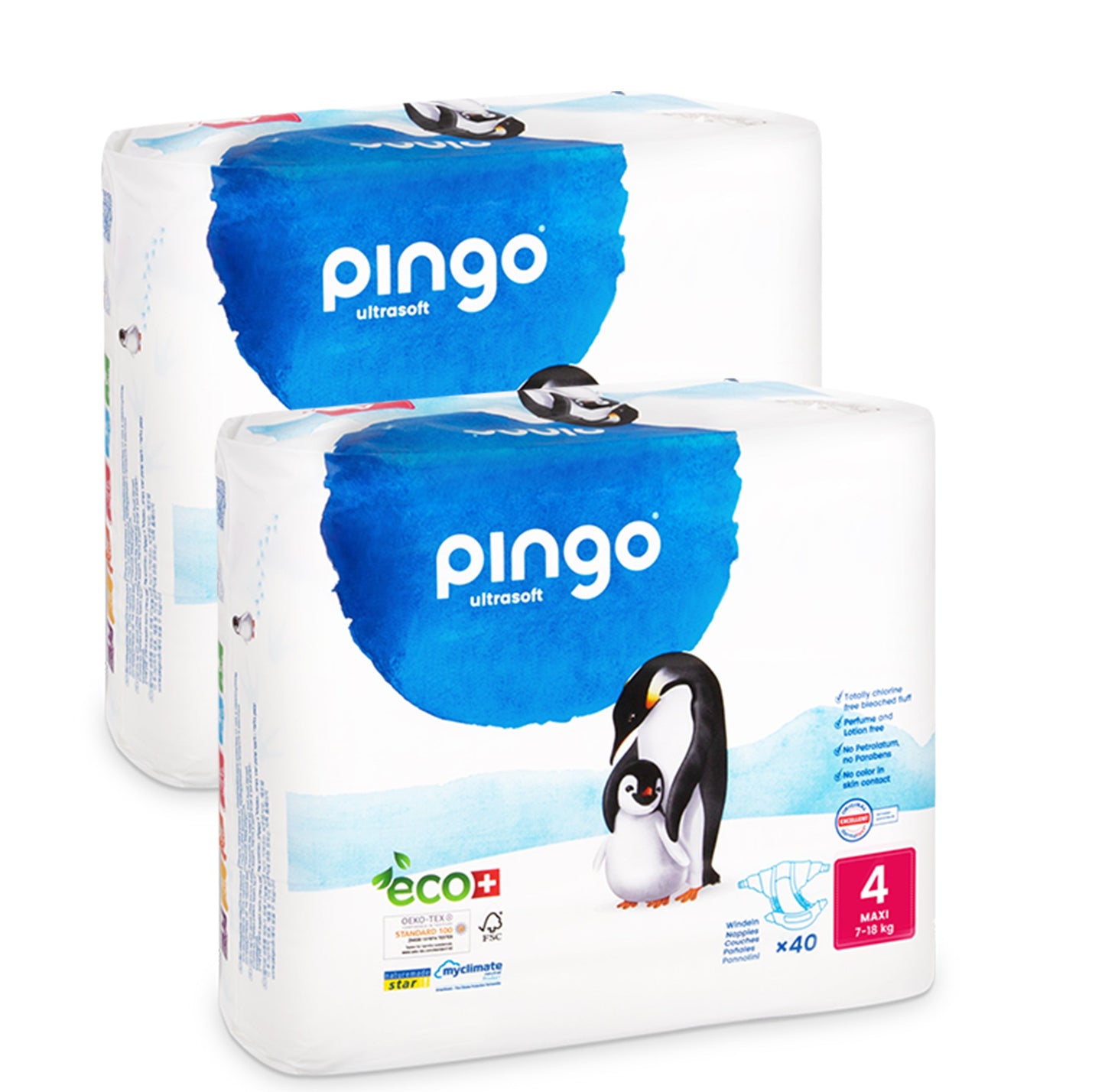 Pingo pañales ecológicos T4 (7-18 kg)/40uds