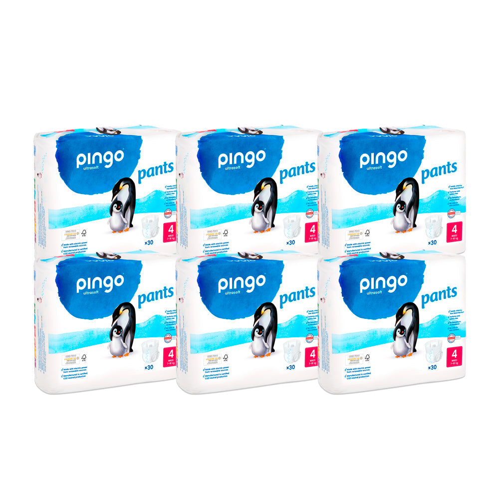 Pingo pants ecológicos T4 (7-18 kg)/30uds