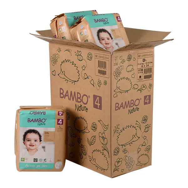 Bambo Nature pañales T4(7-14kg)/24