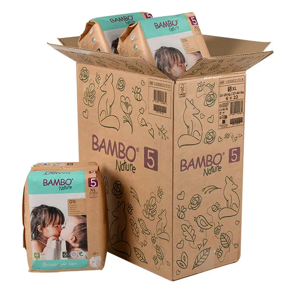 Bambo Nature pañales T5(12-18kg)/22