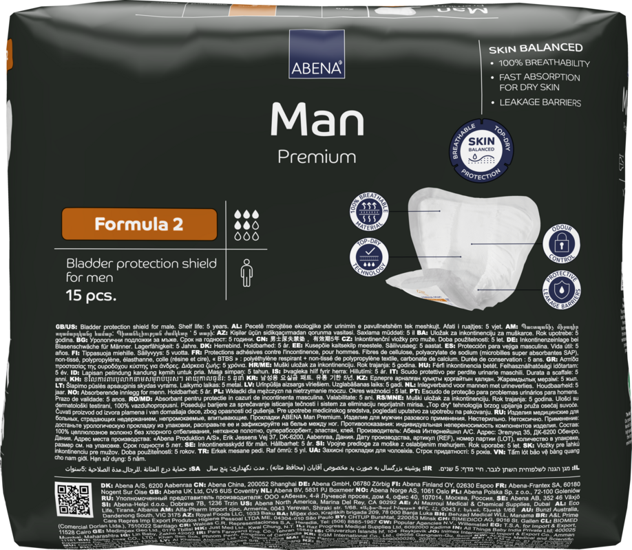 Abena Man, Formula 2/15