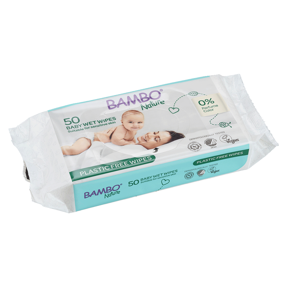 Bambo Nature Plastic-Free Wet Wipes