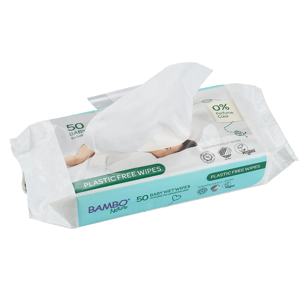 Bambo Nature toallitas Plastic Free/14x50